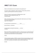HMGT 3311 Exam NEWEST 2026&sol;2027 ACTUAL EXAM COMPLETE QUESTIONS AND CORRECT DETAILED ANSWERS &lpar;VERIFIED ANSWERS&rpar; &vert;ALREADY GRADED A&plus;&vert;&vert;BRAND NEW&excl;&excl;