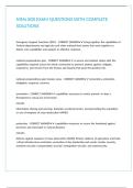 NIMs 800 EXAM QUESTIONS WITH COMPLETE SOLUTIONS&period;
