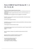 Perio 2 SEM III Test &num;1 Review W&period; 1 - 4 CH&period; 10&comma; 24&comma; 26 NEWEST 2026&sol;2027 ACTUAL EXAM COMPLETE QUESTIONS AND CORRECT DETAILED ANSWERS &lpar;VERIFIED ANSWERS&rpar; &vert;ALREADY GRADED A&plus;&vert;&vert;BRAND NEW&excl;&excl;