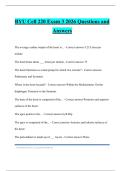 BYU Cell 220 Exam 3 2026 Questions and Answers