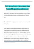 MSF Basic eCourse&colon; Preparing to Ride Exam 2026 Questions and Answers