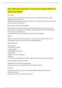 HSA 3180 Exam Questions and answers Newest RATED A&plus; 2025&sol;2026 NEW&excl;&excl;