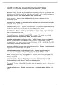 ACCT 229 FINAL EXAM REVIEW QUESTIONS