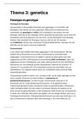 Biologie voor jou - VWO -  thema 3 genetica