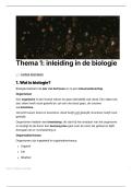  Biologie voor jou - VWO 4 - Thema 1 inleiding in de biologie