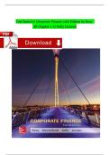 Corporate Finance&comma; 12th Edition Test Bank &lpar;Ross&comma; Westerfield&comma; Jaffe&comma; Jordan&rpar;