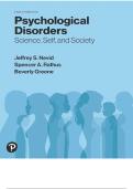 TEST BANK FOR Psychological Disorders&colon; Science&comma; Self&comma; and Society 12th Edition by Jeffrey Nevid&comma; Spencer Rathus&comma; Beverly Greene ISBN&colon;978-0135333884 COMPLETE GUIDE ALL CHAPTERS COVERED 100&percnt; VERIFIED A&plus; GRADE ASSURED&excl;&excl;&excl;&excl;&excl;NEW LATEST UPDATE&excl;&excl;&excl;&excl;&excl;&excl;