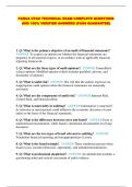 PARCA  CPAS PACKAGED EXAMS&colon; CORRECT ANSWERS TO NEW EXAM QUESTIONS FOR SURE SUCCESS