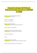 Glowacki & Sommers RCIS Review Notecards &ndash; Verified Questions & Answers &vert; Latest Update 2024&sol;2025 &lpar;Grade A&rpar;
