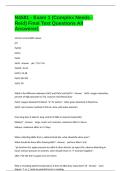 N4581 - Exam 1 &lpar;Complex Needs - Reid&rpar; Final Test Questions All Answered&period;