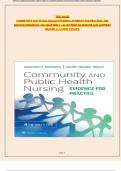 Community and Public Health Nursing&colon; Evidence for Practice &ndash; 4th Edition &lpar;DeMarco&rpar; &vert; Complete Test Bank &lpar;Chapters 1&ndash;25&rpar; &vert; Questions and Answers &ndash; A&plus; Graded