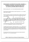 PGDL EQUITY AND TRUSTS EXAM 2025 &vert; GRADED A&plus; &vert; VERIFIED ANSWERS &vert; MASTER EVERY TEST &vert; ACCURATE ANSWERS&comma; PROVEN RESULTS&excl;