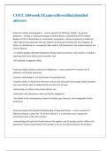 COUC 504 week 3 Exam with verified detailed answers