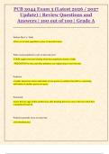 PCB 3044 Exam 3 &lpar;Latest 2026 &sol; 2027  Update&rpar; &vert; Review Questions and  Answers &vert; 100 out of 100 &vert; Grade A