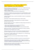 Constitutional Law- NY Bar Prep &vert;&vert; High-Scorer&rsquo;s Study Companion&colon; Pass with Confidence&excl;&excl;