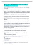 NY Bar Exam&colon; All NY Subjects &vert;&vert; Full Exam Pack&colon; A&plus; Verified Questions & Answers&excl;&excl;