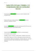 Galen NUR 210 Exam 1 Modules 1-3I Comprehensive Q&A For Certification Success