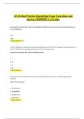 ACAS Best Practice Knowledge Exam 3 &ndash; Verified Questions & Correct Answers &vert; Latest A&plus; Grade 2024&sol;2025