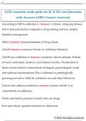 AOD counselor study guide for IC & RC test Questions  with Answers &lpar;100&percnt; Correct Answers&rpar;
