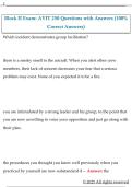 Block II Exam&colon; AVIT 250 Questions with Answers &lpar;100&percnt;  Correct Answers&rpar; 