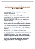 SWPPP STUDY GUIDE WITH 100&percnt; VERIFIED SOLUTIONS 2026&excl;&excl;