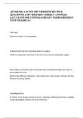 ASVAB Latest Version &vert; Revised Questions and Verified Correct Answers &vert; Accurate Solutions &vert; A&plus; Graded Exam Prep PDF