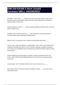 OIM 210 EXAM 1 Nora Junaid Zoomass WELL ANSWERED
