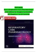 Rau's Respiratory Care Pharmacology&comma; 11th Edition by Douglas S&period; Gardenhire&period;