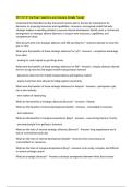 SEVI 3013 Final Exam Questions and Answers Already Passed