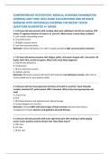 COMPREHENSIVE OSTEOPATHIC MEDICAL LICENSING EXAMINATION  &lpar;COMLEX&rpar; 2025&rdquo;2026  REAL EXAM 150 QUESTIONS AND DETAILED  ANSWERS WITH RATIONALES COVERING THE RECENT TESTED QUESTIONS GUARANTEE A&plus; GRADE 