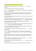 SOC 220 Final Exam Questions and Answers Already Passed