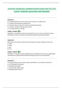 CERTIFIED RADIOLOGY ADMINISTRATOR EXAM PRACTICE TEST  &lpar;LATEST VERSION&rpar; QUESTIONS AND ANSWERS 