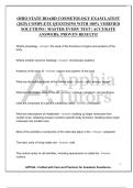 OHIO STATE BOARD COSMETOLOGY EXAM LATEST &lpar;2025&rpar; COMPLETE QUESTIONS WITH 100&percnt; VERIFIED SOLUTIONS &vert; MASTER EVERY TEST &vert; ACCURATE ANSWERS&comma; PROVEN RESULTS&excl;