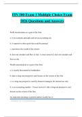 FIN 300 Exam 1 Multiple Choice Exam 2026 Questions and Answers