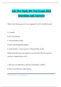 Adv Pro Tools 201 Test Exam 2026 Questions and Answers