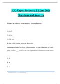 ICC Vapor Recovery 1 Exam 2026 Questions and Answers
