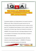 Real Estate Law | 120 Fair Housing & Property Rights Exam Questions with Verified Answers | Topics: ADA, Fixtures, Discrimination, Contracts