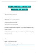 SCMN 2150 TEST 2 Exam 2026 Questions and Answers