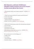 NHA Phlebotomy certification EXAM Newest 2025/2026 Complete Questions And Correct Answers (Verified Answers)|Brand New Version!