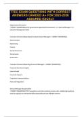TTEC EXAM QUESTIONS WITH CORRECT ANSWERS GRADED A 2&period;pdf