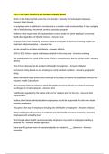 HSCC Final Exam Questions and Answers Already Passed