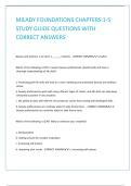 MILADY FOUNDATIONS CHAPTERS 1-5 STUDY GUIDE QUESTIONS WITH CORRECT ANSWERS 