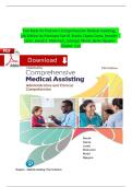 Test Bank&colon; Pearson's Comprehensive Medical Assisting&comma; 5th Edition