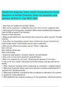 Florida Fire Inspector Exam &lpar;2025&rpar; Comprehensive Study Questions & Verified Solutions Exam set questions and answers verified A&plus; tips MUST SEE&excl;&excl;&period;pdf