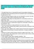 CM 413 Earthwork & Excavation Operations- Planning&comma; Excavation Types&comma; and Measurement Methods Study Guide&period;pdf