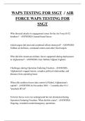 WAPS TESTING FOR SSGT &sol; AIR FORCE WAPS TESTING FOR SSGT QUESTIONS AND ANSWERS 2025