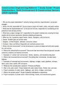 Construction Engineering Midterm 1 Study Guide- Project Stakeholders&comma; Built Environment & Construction Sectors &lpar;2025 Updated&rpar;&period;pdf