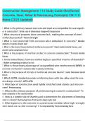 Construction Management 110 Study Guide &lpar;Reinforced Concrete&comma; Steel&comma; Rebar & Prestressing Concepts&rpar; CM 110 Notes &lpar;2025 Updated&rpar;&period;pdf