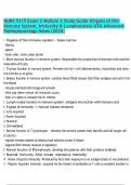 NURS 5315 Exam 2 Module 3 Study Guide &lpar;Organs of the Immune System&comma; Immunity & Lymphocytes&rpar; UTA Advanced Pathophysiology Notes &lpar;2025&rpar;&period;pdf