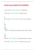 All SSC Exams IDIOMS WITH ANSWERS